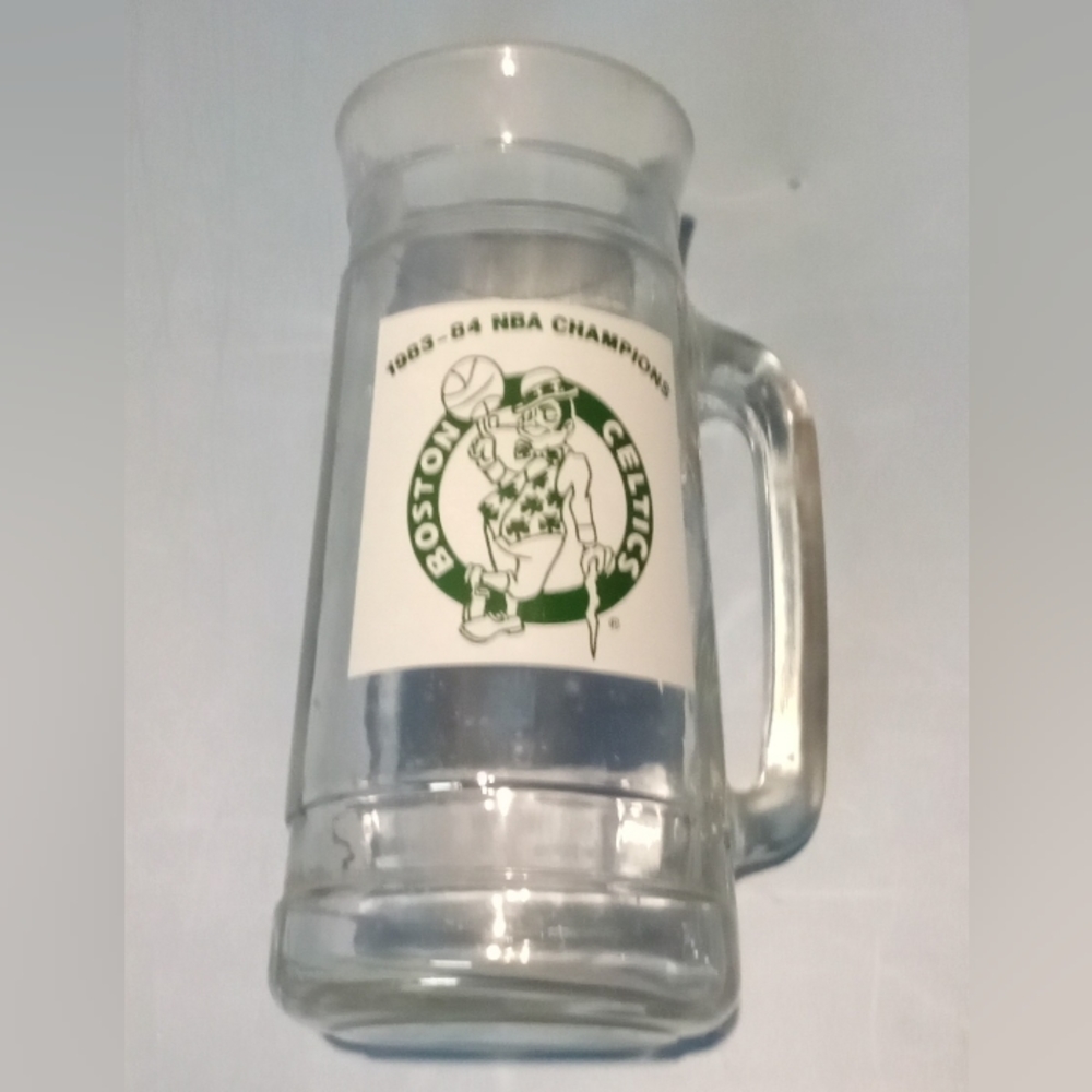 Boston Celtics 83-84 NBA glass mug